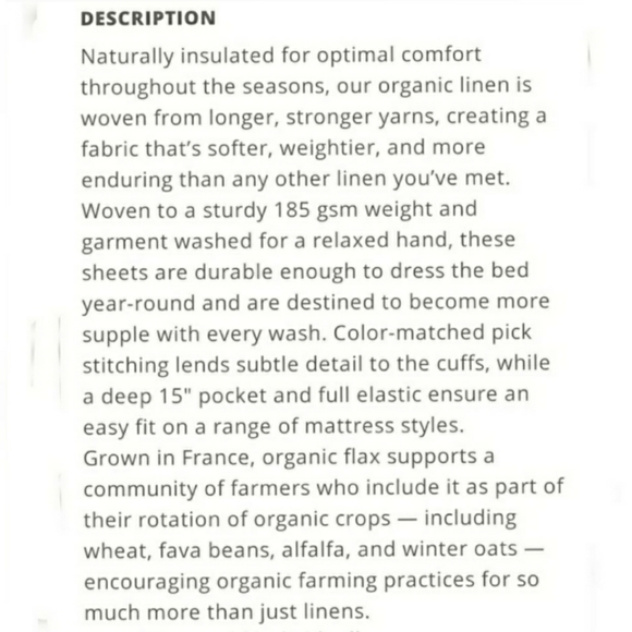 🆕⭐White French linen duvet cover set - Picture 10 of 11